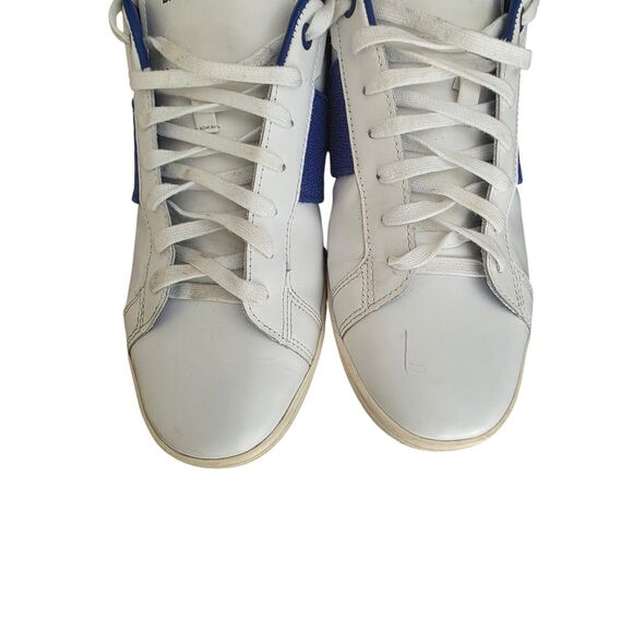 Lacoste Men’s White Blue Casual Sneakers Shoes Size 11 Pre-Owned main image 6